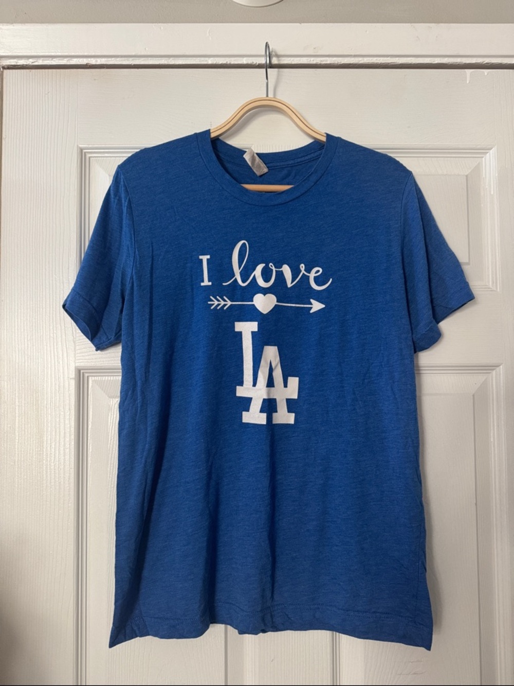 Bella Canvas Blue Graphic Crewneck Tee